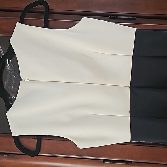 Vince Camuto Cutout Sequined Front Shealt Scuba dress Color block sz 2 n… - Picture 10 of 11